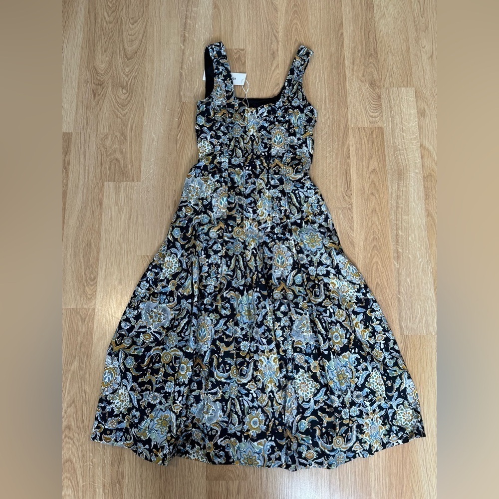 VERONICA BEARD Jolie Midi Paisley Dress Size 2 NWT - Picture 12 of 15